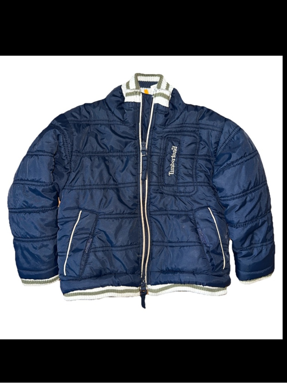 Timberland Kids Navy Puffer Jacket 3T